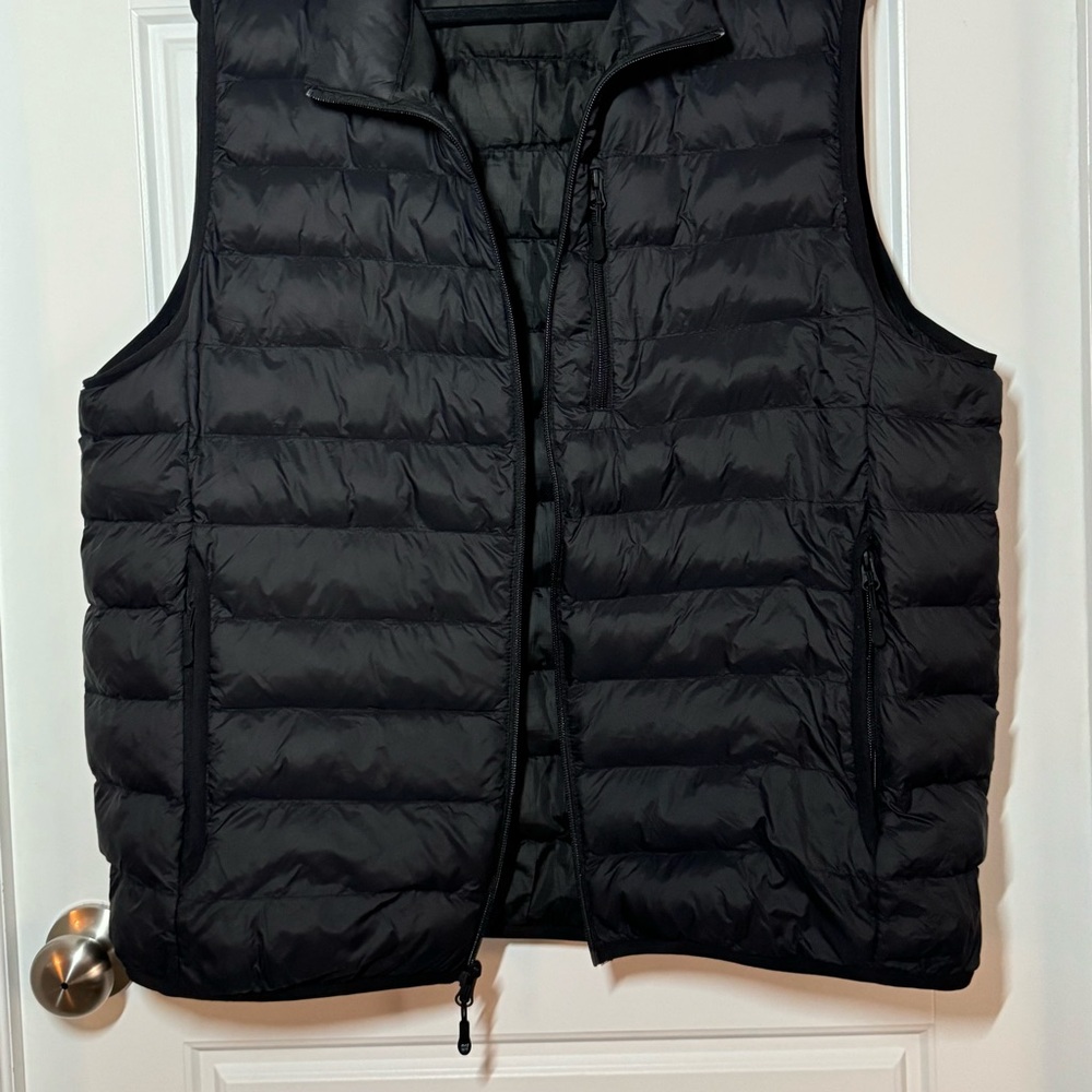 32 Degrees Heat Men’s Lightweight Packable Puffer Vest – Black, Size XL - Picture 3 of 8